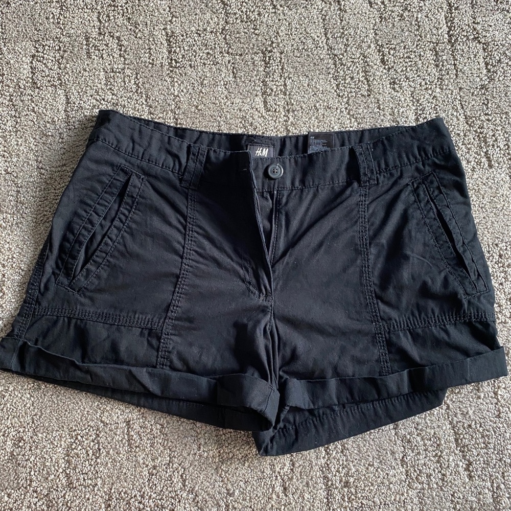 H&M Black Shorts